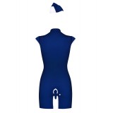 Stewardess-Kostüm blau - 6